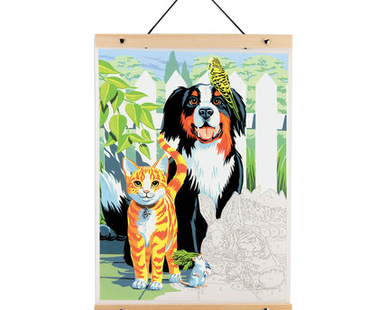 PAINT BY NUMBER FAMILY PETS