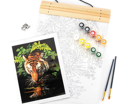 PAINT BY NUMBER TIGER