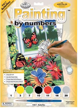 KIT PAINTING BY NUMBERS MY FIRST BUTTERFLIES