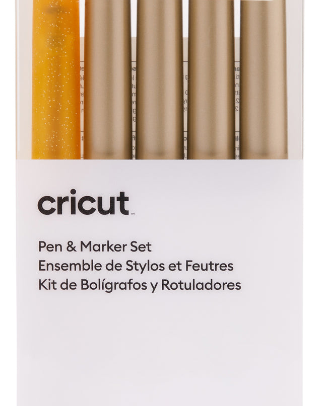 SET DE BOLIGRAFOS MULTIFUNCION DORADO
