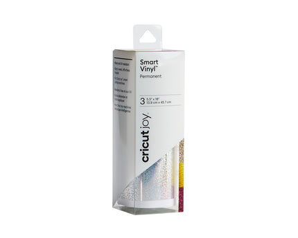 ROLLO VINYL SMART HOLOGRAPHIC SPARKLE 5.5X48" SILVER