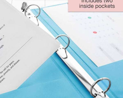 BINDER AZUL CELESTE BAZIC 1PULG