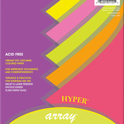 PAQ. PAPEL DE COLORES 100HJS