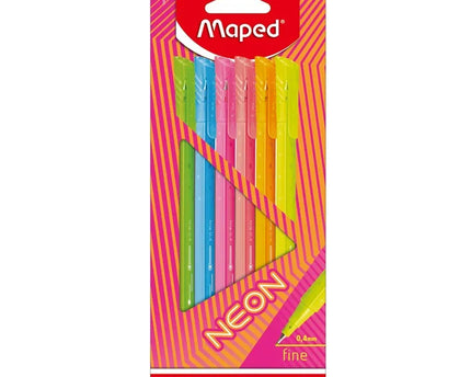 BOLIGRAFOS GRAPH PEPS NEON 6 PZ