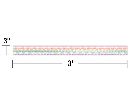 BORDERS RAINBOW STITCHED STRAIGHT