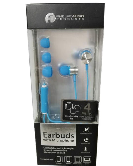 AURICULARES EURBUD V/COLORES C/REPUESTO