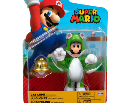 JUGUETE FIGURAS SUPER MARIO LUIGI FELINO