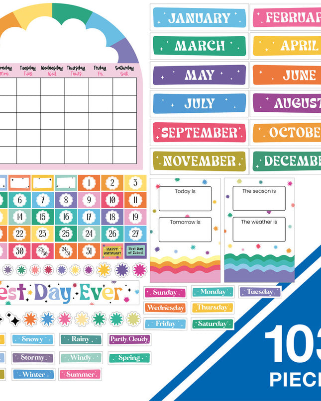 BULLETIN BOARD RETRO REMIX CALENDAR