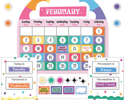 BULLETIN BOARD RETRO REMIX CALENDAR