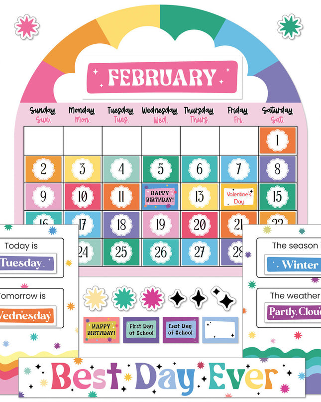 BULLETIN BOARD RETRO REMIX CALENDAR