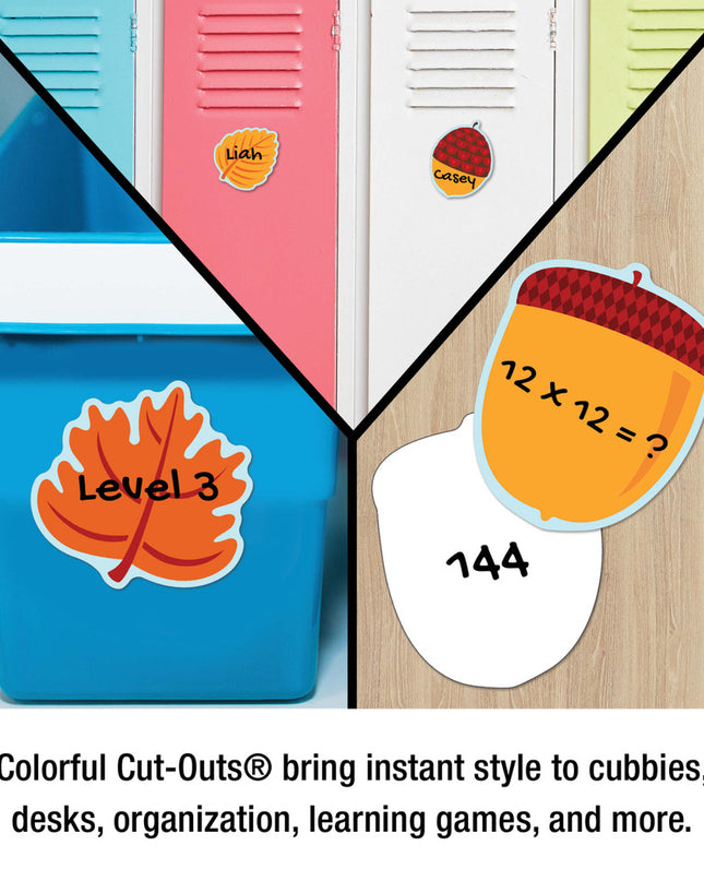CUT OUTS LEAVES & ACORNS
