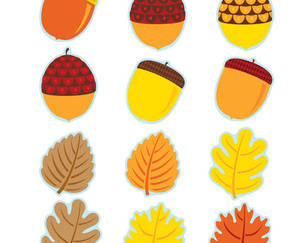 CUT OUTS LEAVES & ACORNS