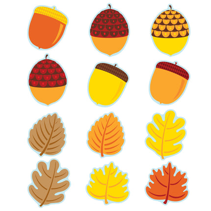 CUT OUTS LEAVES & ACORNS