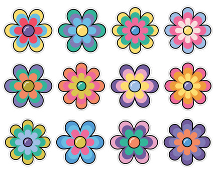 CUT OUTS JUMBO FLOWERS