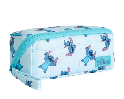 CARTUCHERA STITCH CELESTE