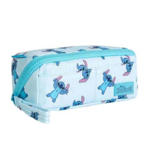 CARTUCHERA STITCH CELESTE