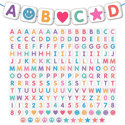BULLETIN BOARD 3.5IN LETTER BEADS