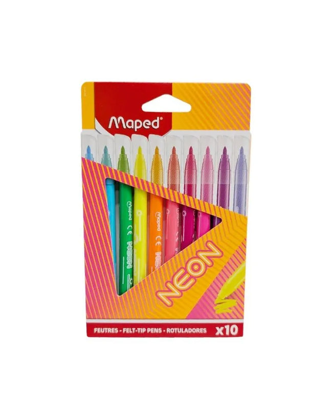 MARCADORES MAPE COLOR NEON 10 PZ