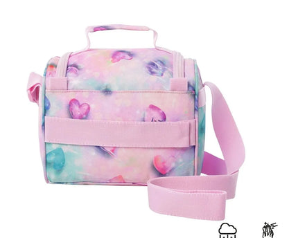 LONCHERA GLITTER CORAZONES TOTTO
