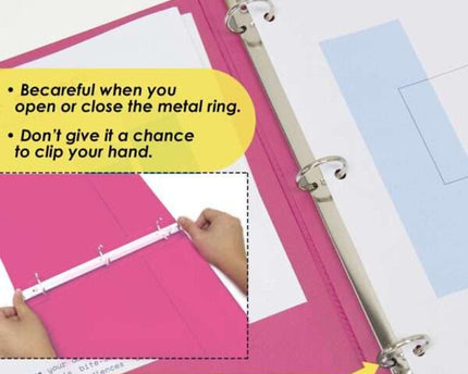 BINDER FUCSIA BAZIC 1-1/2PULG