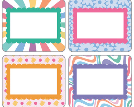 NAME TAGS RETRO REMIX