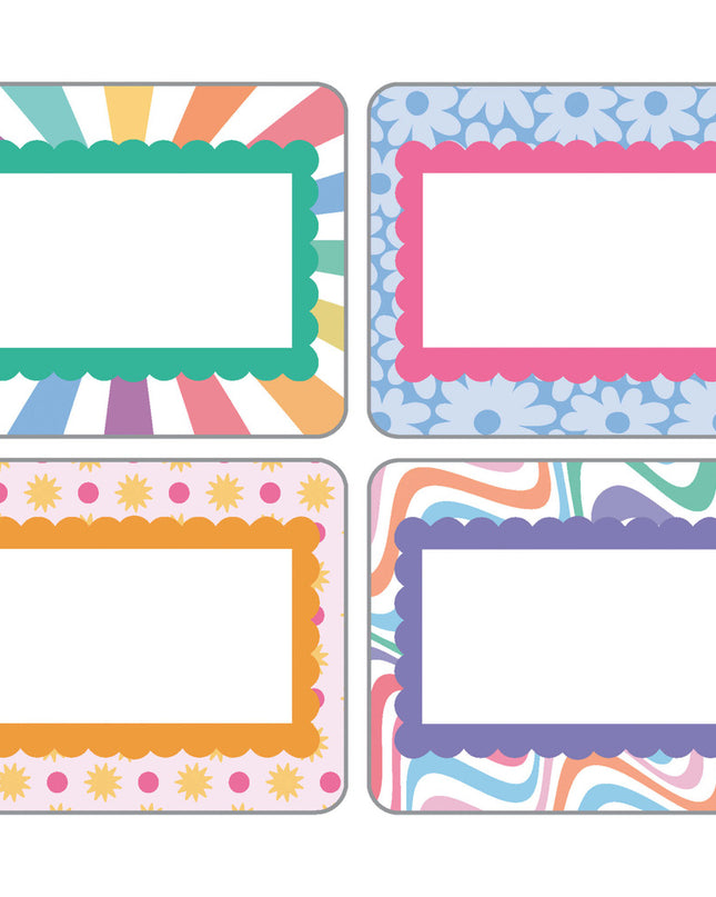 NAME TAGS RETRO REMIX