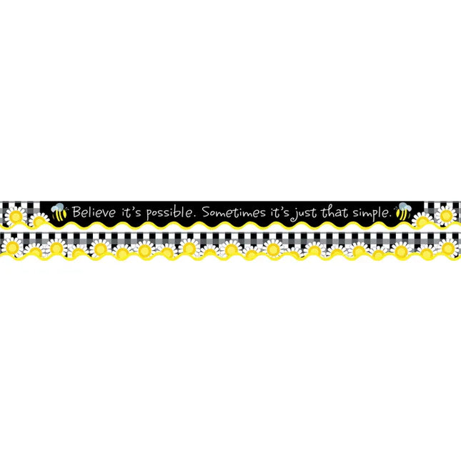 BORDER TRIM BELIEVE IT´S POSSIBLE