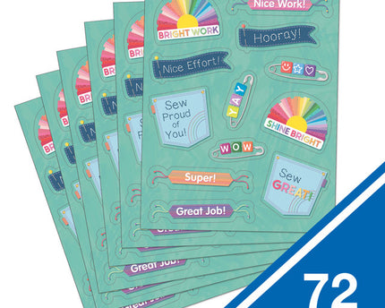 STICKER CRAFTY AND COOL MOTIVATIONAL