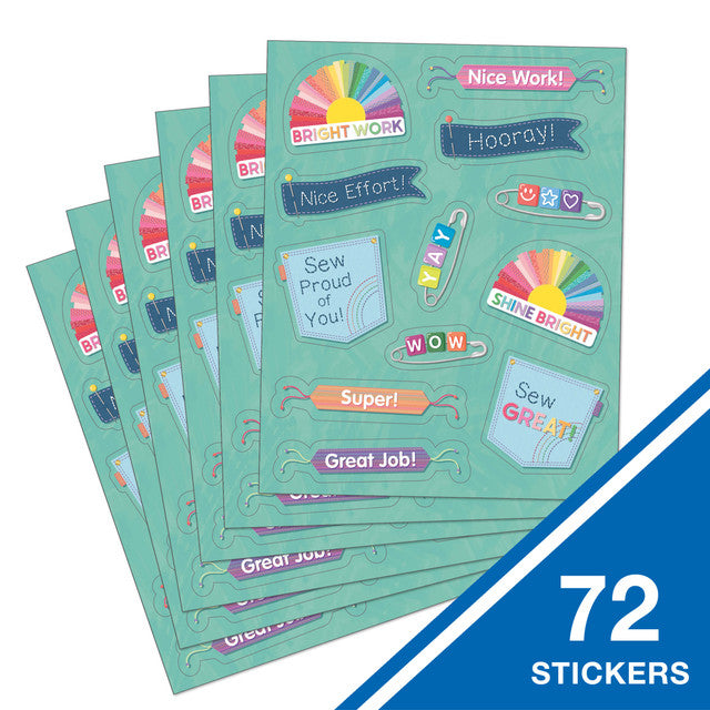STICKER CRAFTY AND COOL MOTIVATIONAL