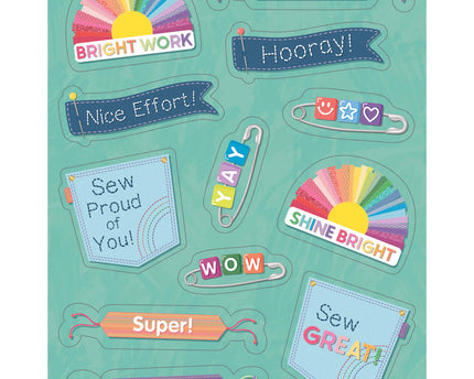 STICKER CRAFTY AND COOL MOTIVATIONAL