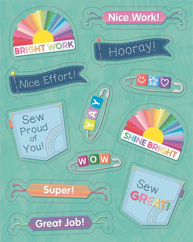 STICKER CRAFTY AND COOL MOTIVATIONAL