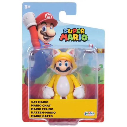 Figura mini de Mario gato de 6,35 cm (2,5 pulgadas)