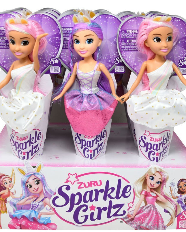JUGUETE GIRLZ UNICORN PRINCESS DOLL SPARKLE CONE