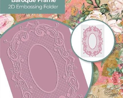 EMBOSSING FOLDER BAROQUE FRAME