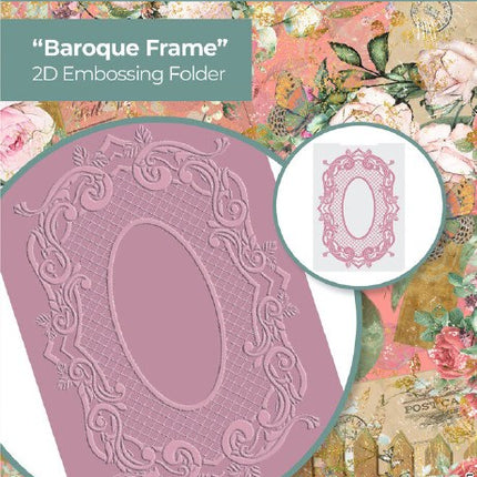 EMBOSSING FOLDER BAROQUE FRAME