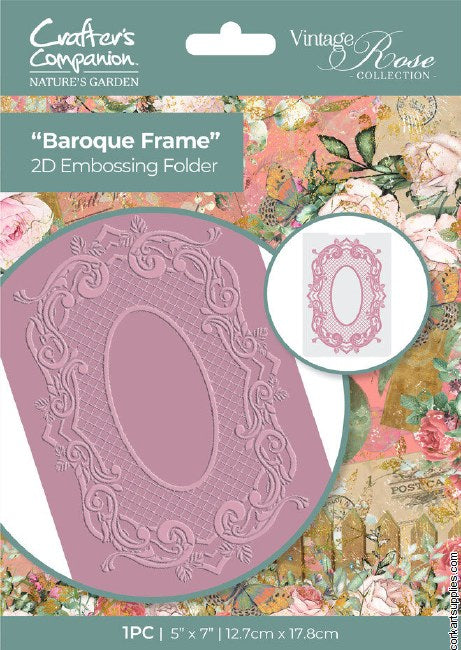 EMBOSSING FOLDER BAROQUE FRAME