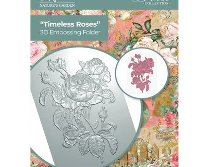 EMBOSSING FOLDER TIMELESS ROSES