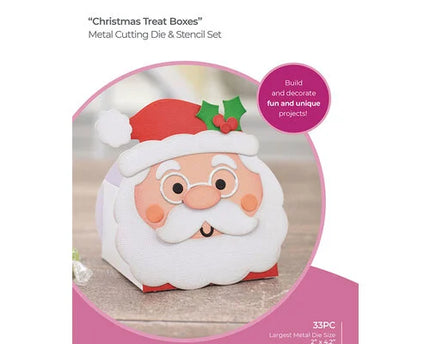 DIE CHRISTMAS TREAT BOXES