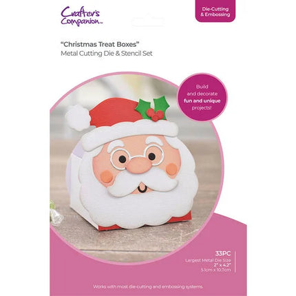 DIE CHRISTMAS TREAT BOXES