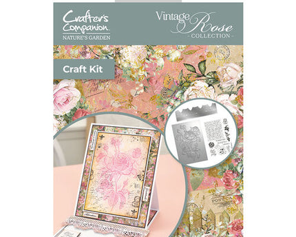 KIT DIE, EMBOSSING, SELLO TRANS. VINTAGE ROSE COLLECTION