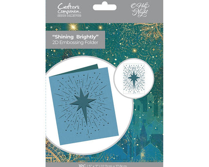 EMBOSSING FOLDER SHINING BRIGHTLY