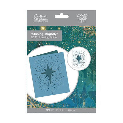 EMBOSSING FOLDER SHINING BRIGHTLY