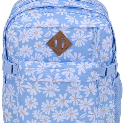 MOCHILA JANSPORT MAIN CAMPUS PUNK PANSIES BLUE
