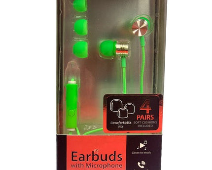 AURICULARES EURBUD V/COLORES C/REPUESTO