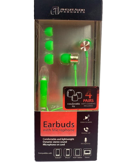 AURICULARES EURBUD V/COLORES C/REPUESTO