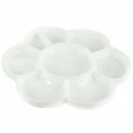 PALETA PLASTICA FLOR P/ MEZCLAR PINTURA