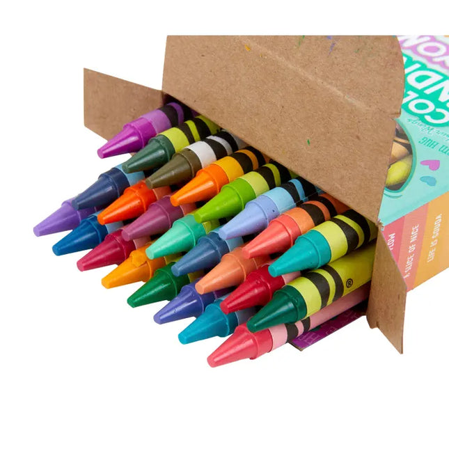 CRAYONES COLORS & KINDNESS 24CLRS