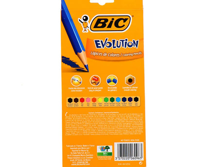 COLORES BIC 12CLRS + 2 LAPIZ