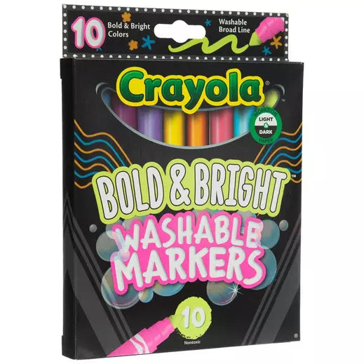 MARCADORES LAVABLE BOLD & BRIGHT 10CLRS