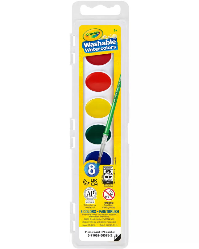 ACUARELAS CRAYOLA 8`S
